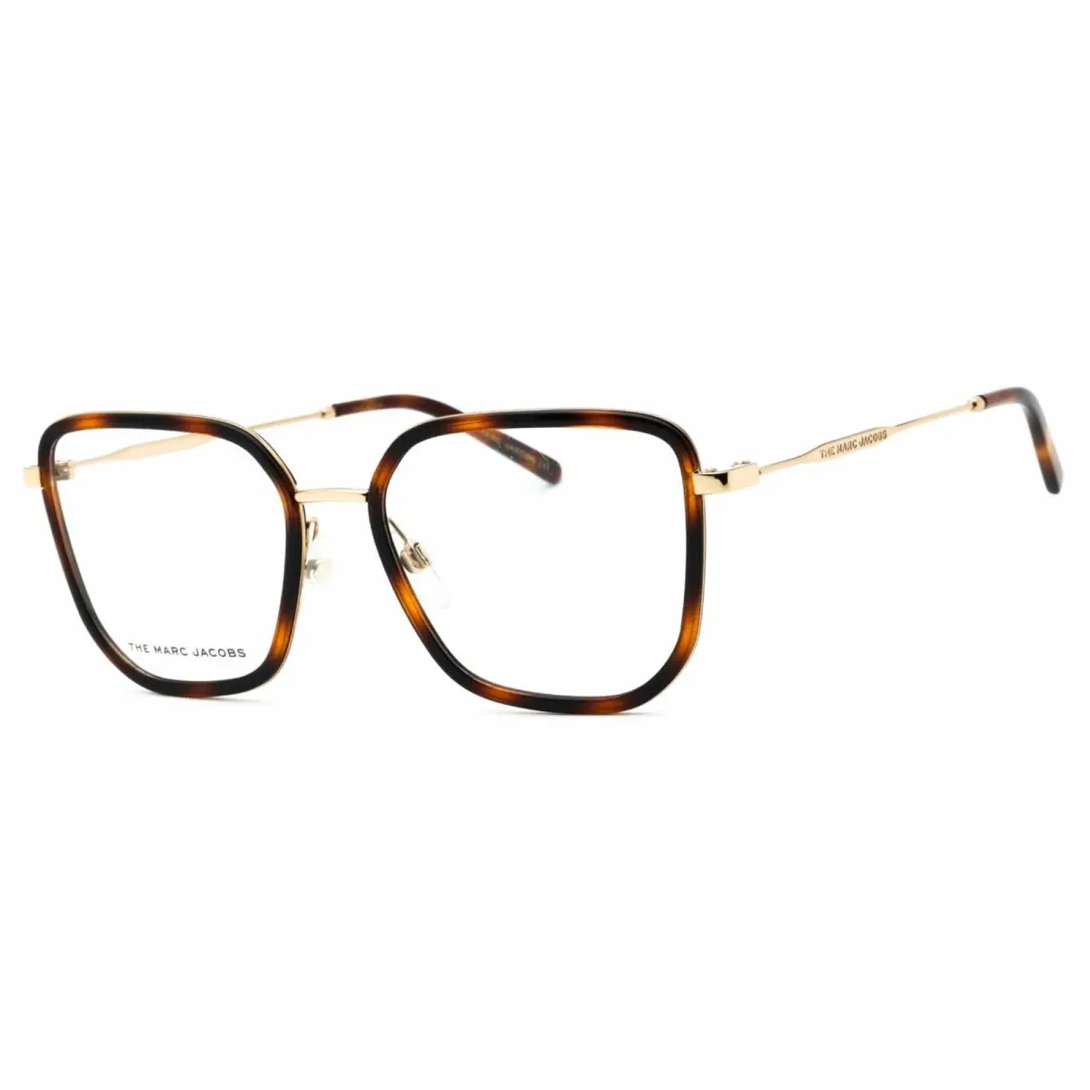Marc Jacobs Women`s Eyeglasses Havana Full Rim Butterfly Frame Marc 537 0086 00 - Frame: Havana, Lens: Clear Demo