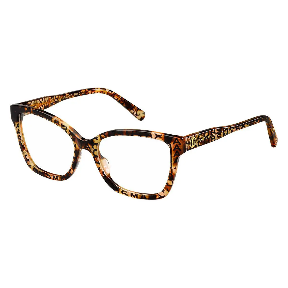 Marc Jacobs Marc 735 Eyeglasses Women Pattern Havana 54mm - Frame: Pattern Havana, Lens: Demo