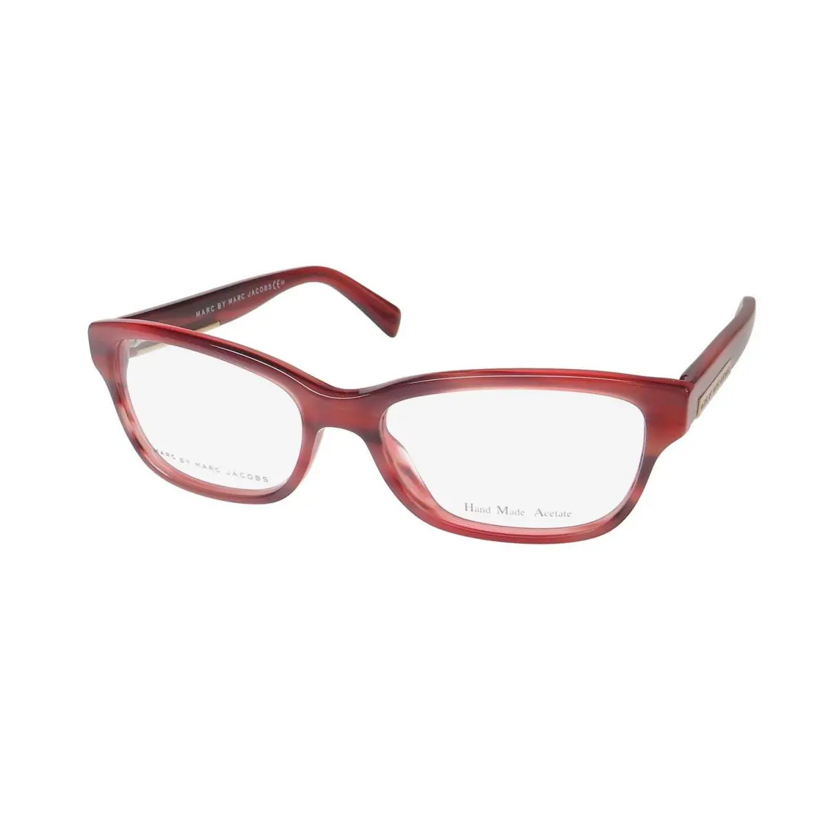 Marc Jacobs 617 Glasses Kvn Full-rim Plastic Womens Rectangular Red