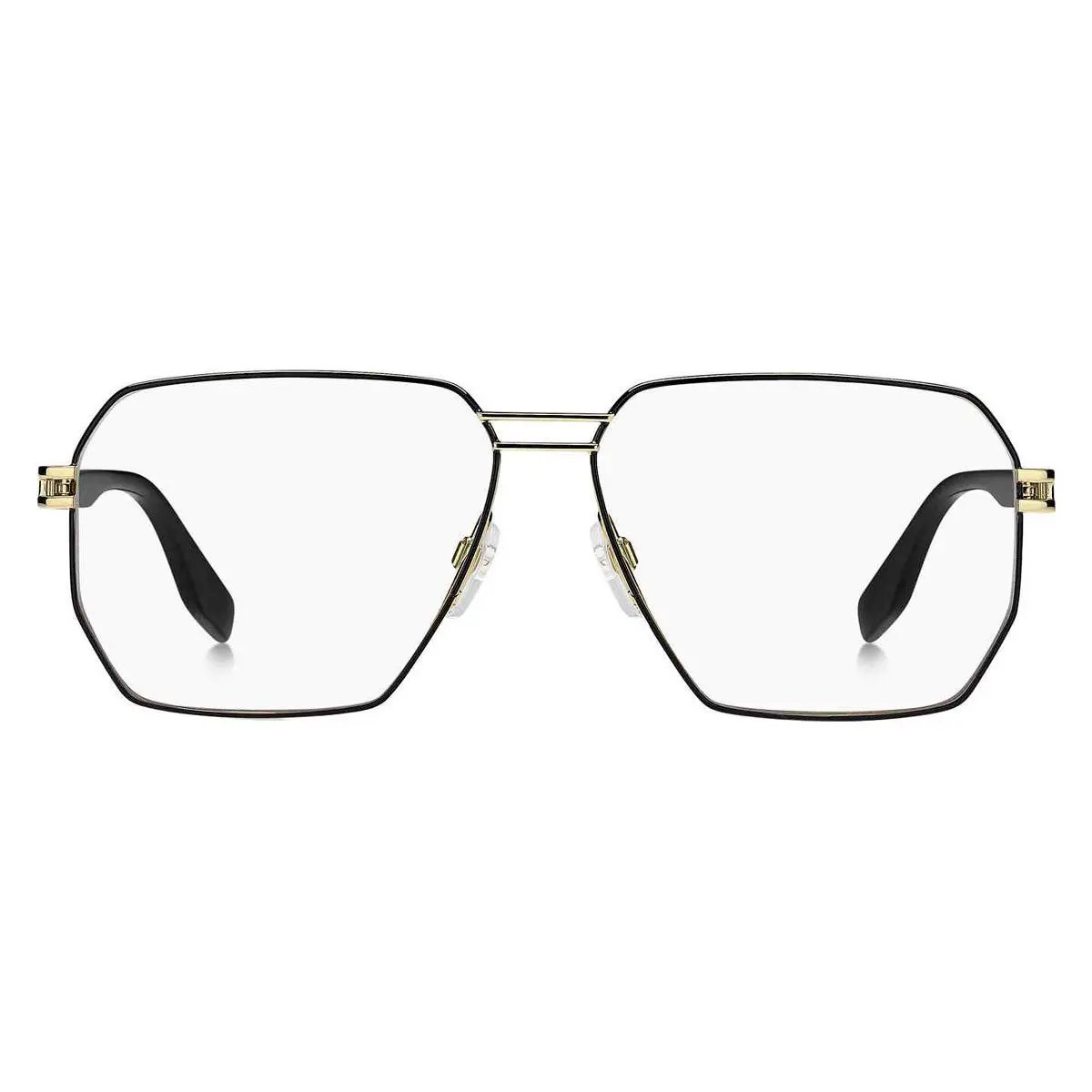 Marc Jacobs Marc 635 Eyeglasses Men Gold Black Rectangle 59mm