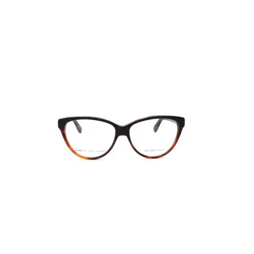 Marc By Marc Jacobs Mmj 589 Black Tortoise Uvp Plastic Cat Eyeglasses 55-14-140 - Black, Frame: Tortoise, Lens: Clear