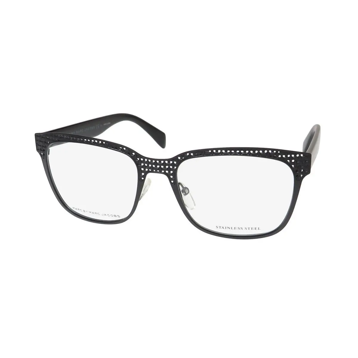 Marc Jacobs 613 Glasses Metal Plastic Mpz Full-rim Square Black 53-18-145