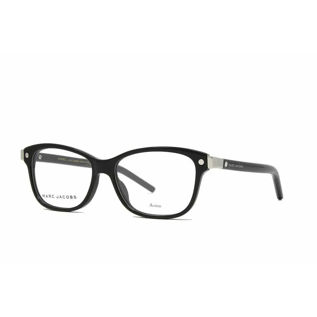 Marc Jacobs Women`s Eyeglasses 72 Color 807 Black Size 52-15-140 - Frame: Black