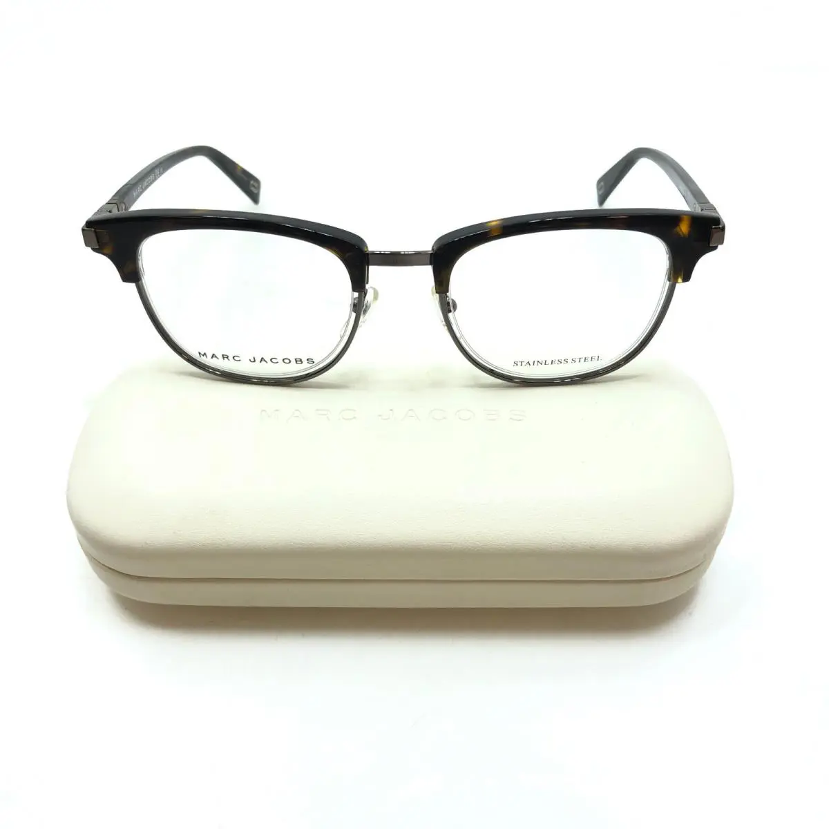 Marc Jacobs 176 086 Black Tortoise Prescription Eyeglasses Frames with Case
