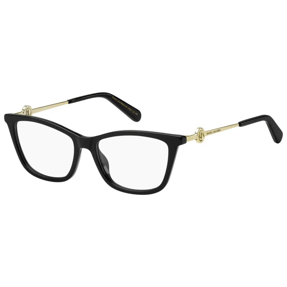 Women`s Black Cat-eye Eyeglass Frame w/ Slim Temples MARC655-0807-17 by Marc Jacobs