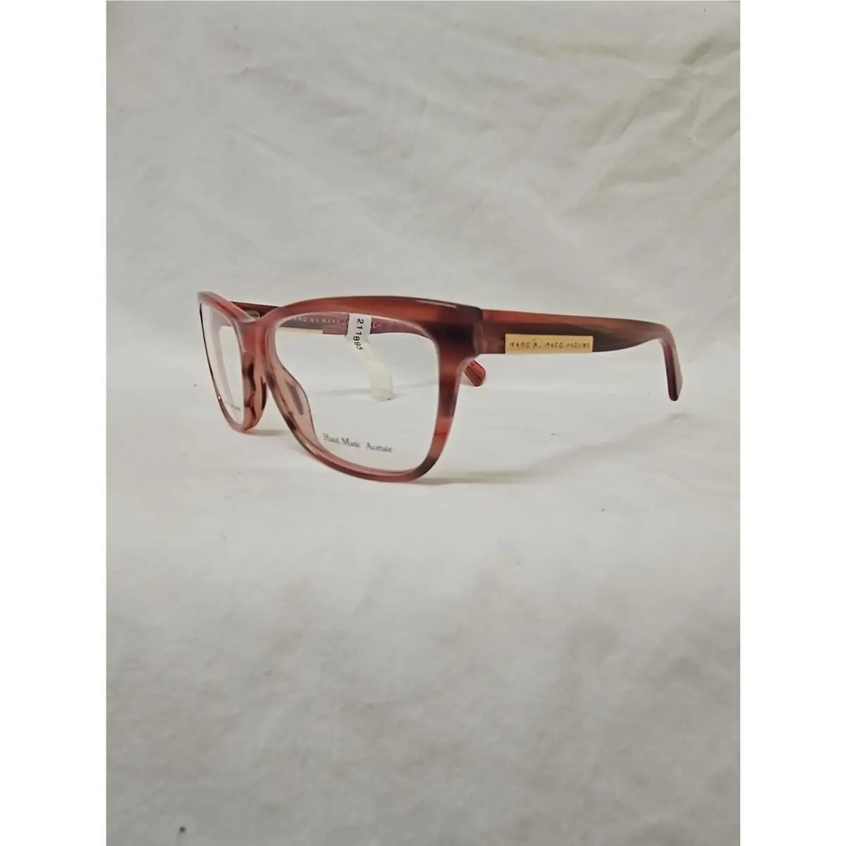 Marc by Marc Jacobs Womens Eyeglasses 618 Kvn Striped Burgundy 55 14 140 Square