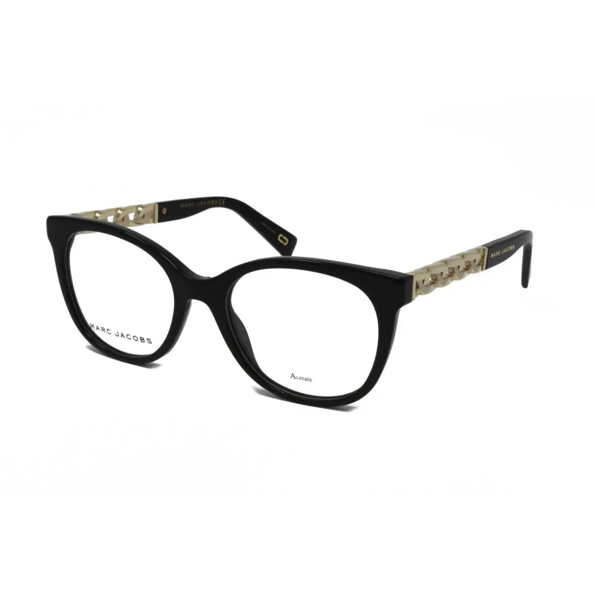 Optical Women`s Eyeglasses Marc 335 2M2 Black Gold 52mm by Marc Jacobs