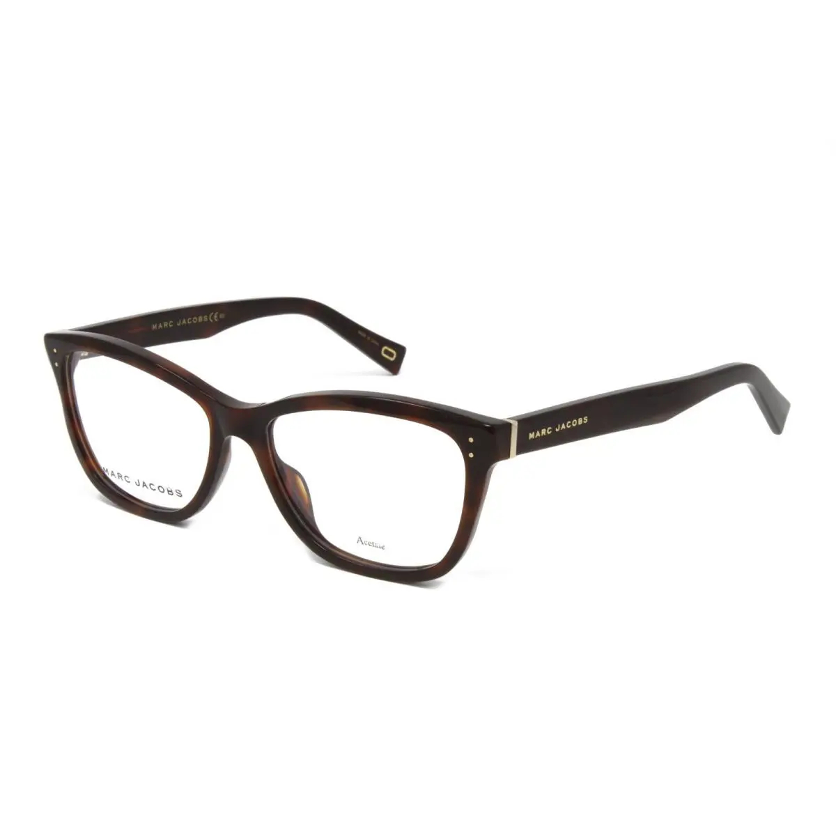 Marc Jacobs Optical Women`s Eyeglasses Marc 123 ZY1 Havana Medium 53mm Demo Lens