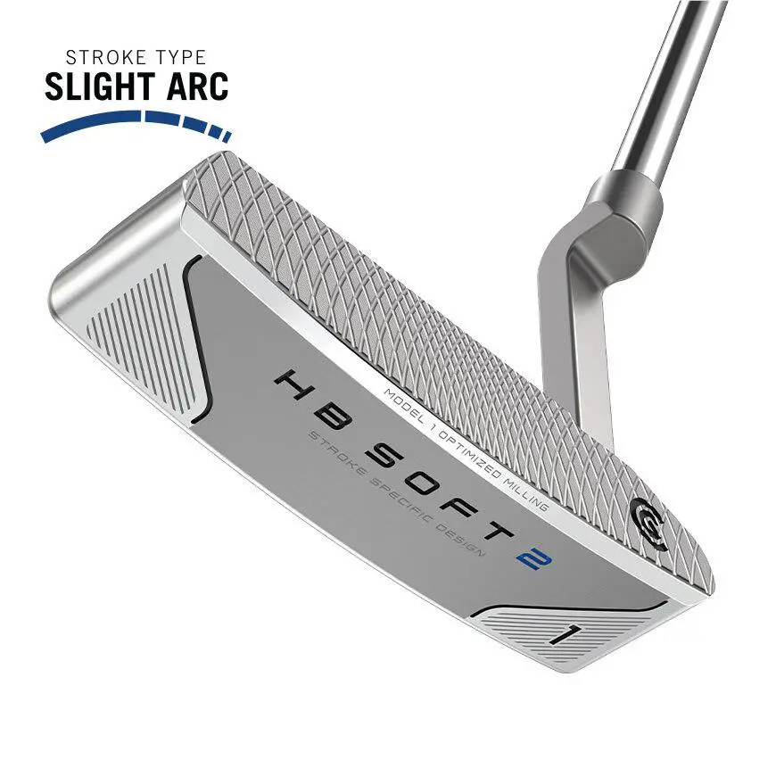 2024 RH Cleveland Women`s Huntington Beach Soft 2 Putter - Choose Your Model - Tour Satin, Lie Angle: Black
