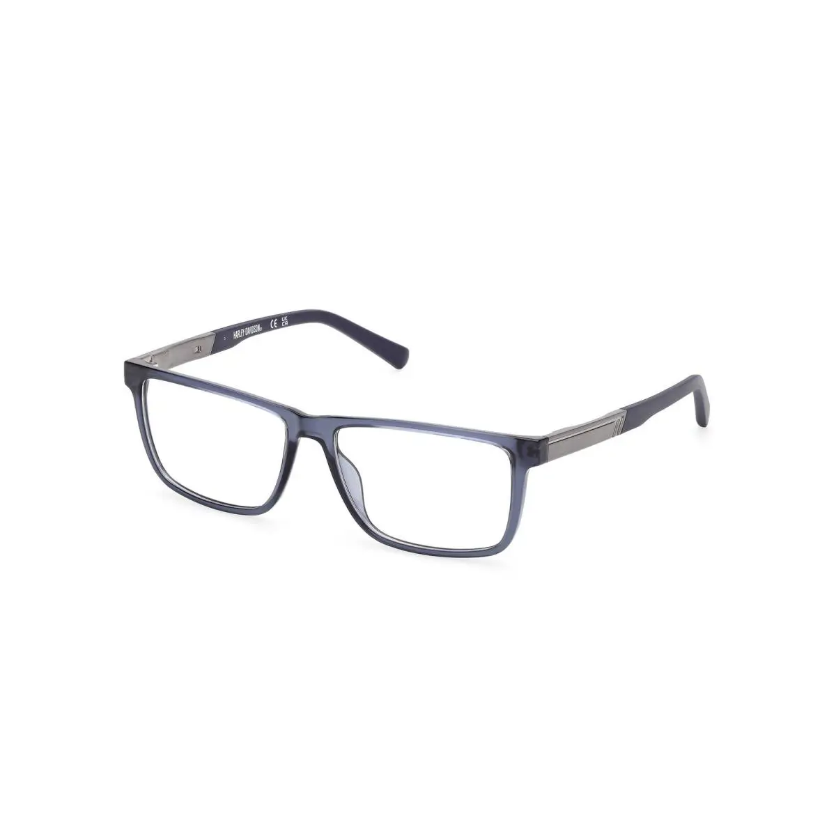 Harley-davidson HD 50093 HD50093 Shiny Blue Matte Blue 084 Eyeglasses by Harley Davidson