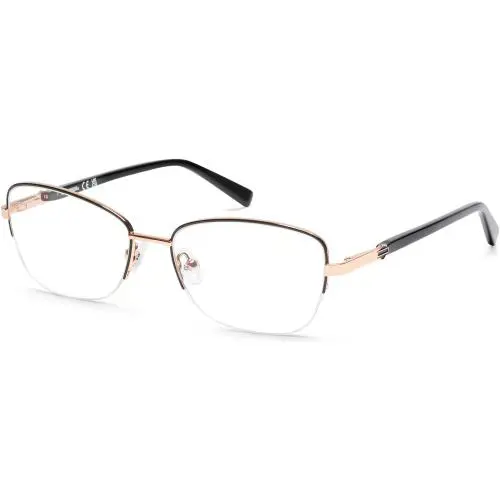 Harley-davidson HD 576 HD0576 Shiny Black Shiny Rose Gold 001 Eyeglasses by Harley Davidson