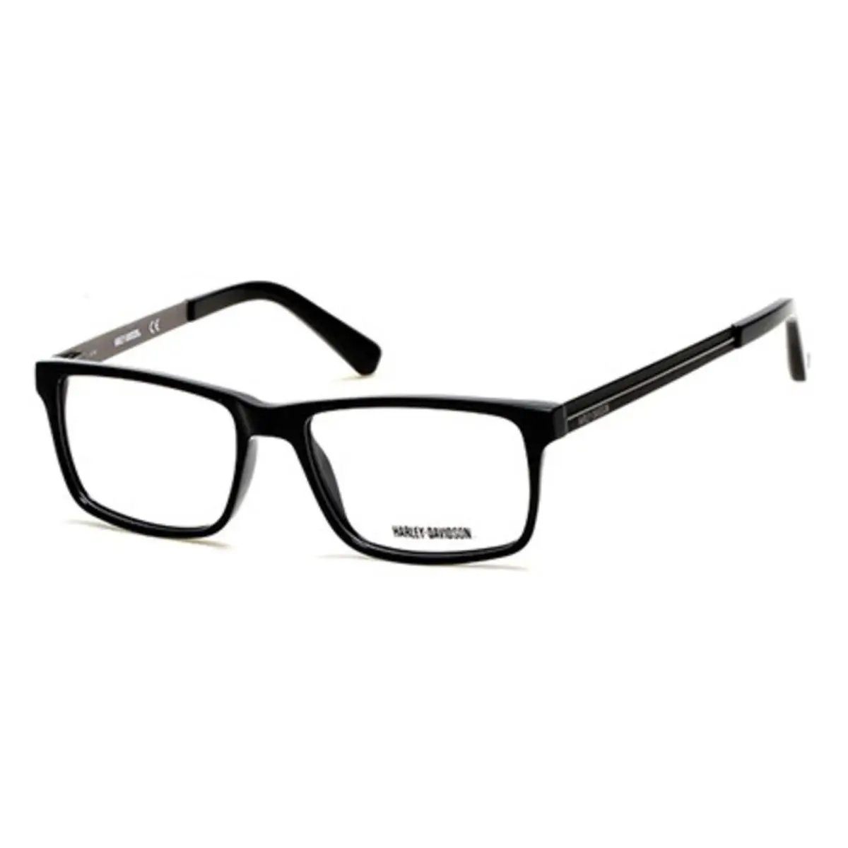 Harley-davidson HD 752 HD0752 Shiny Black Black Monocolor 001 Eyeglasses eyesize 55