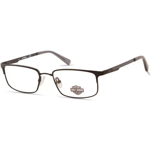 Harley-davidson HD 142 HD0142 T Matte Dark Brown Matte Dark Brown 002 Eyeglasses