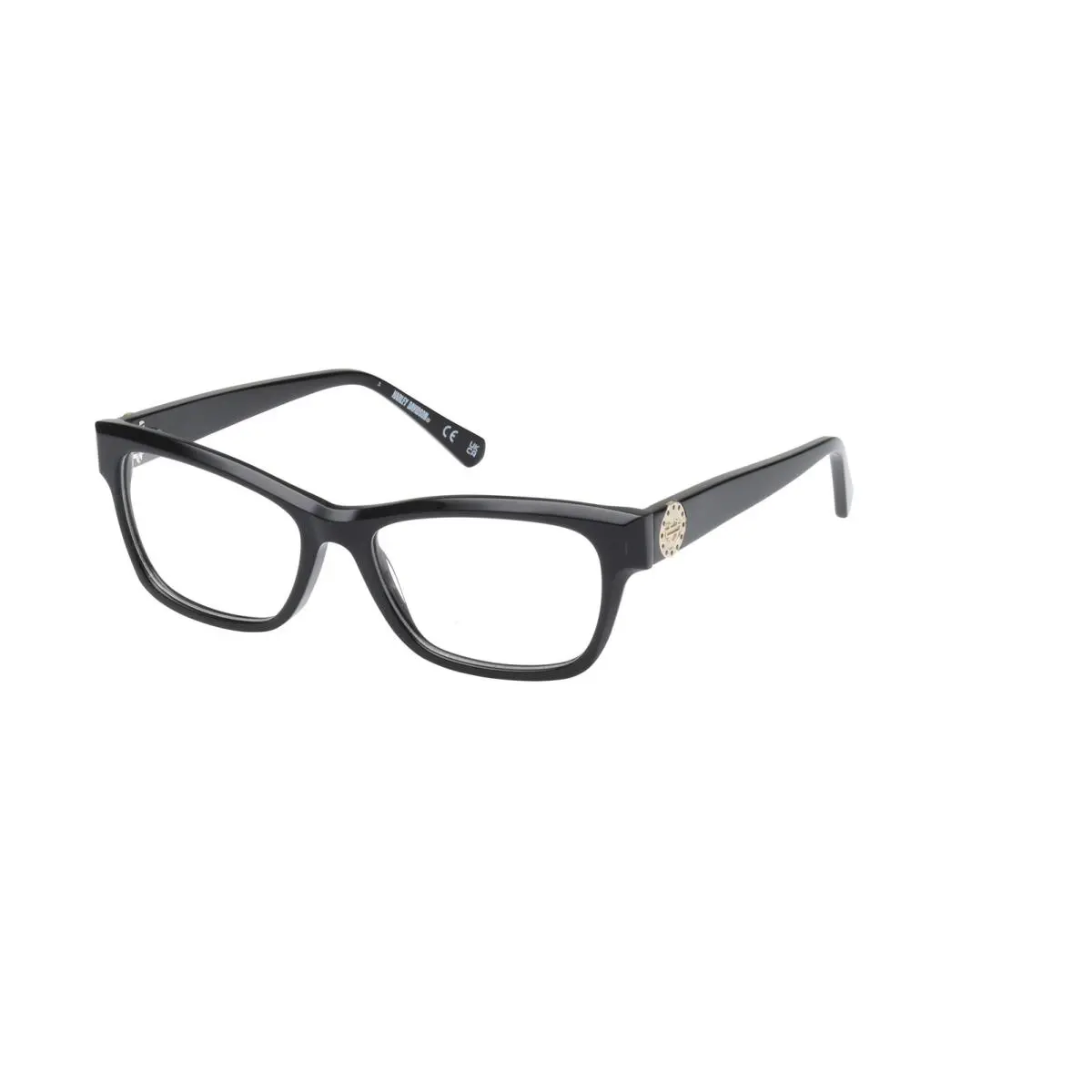 Harley-davidson HD 50105 HD50105 Shiny Black Shiny Black 001 Eyeglasses