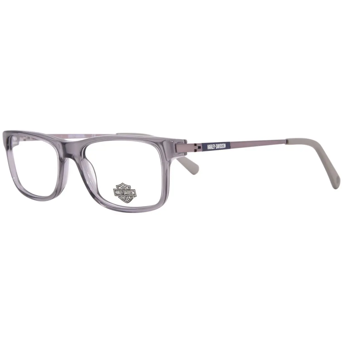 Harley Davidson HD0143T 020 Eyeglasses Youth Kids Gray Full Rim 51mm