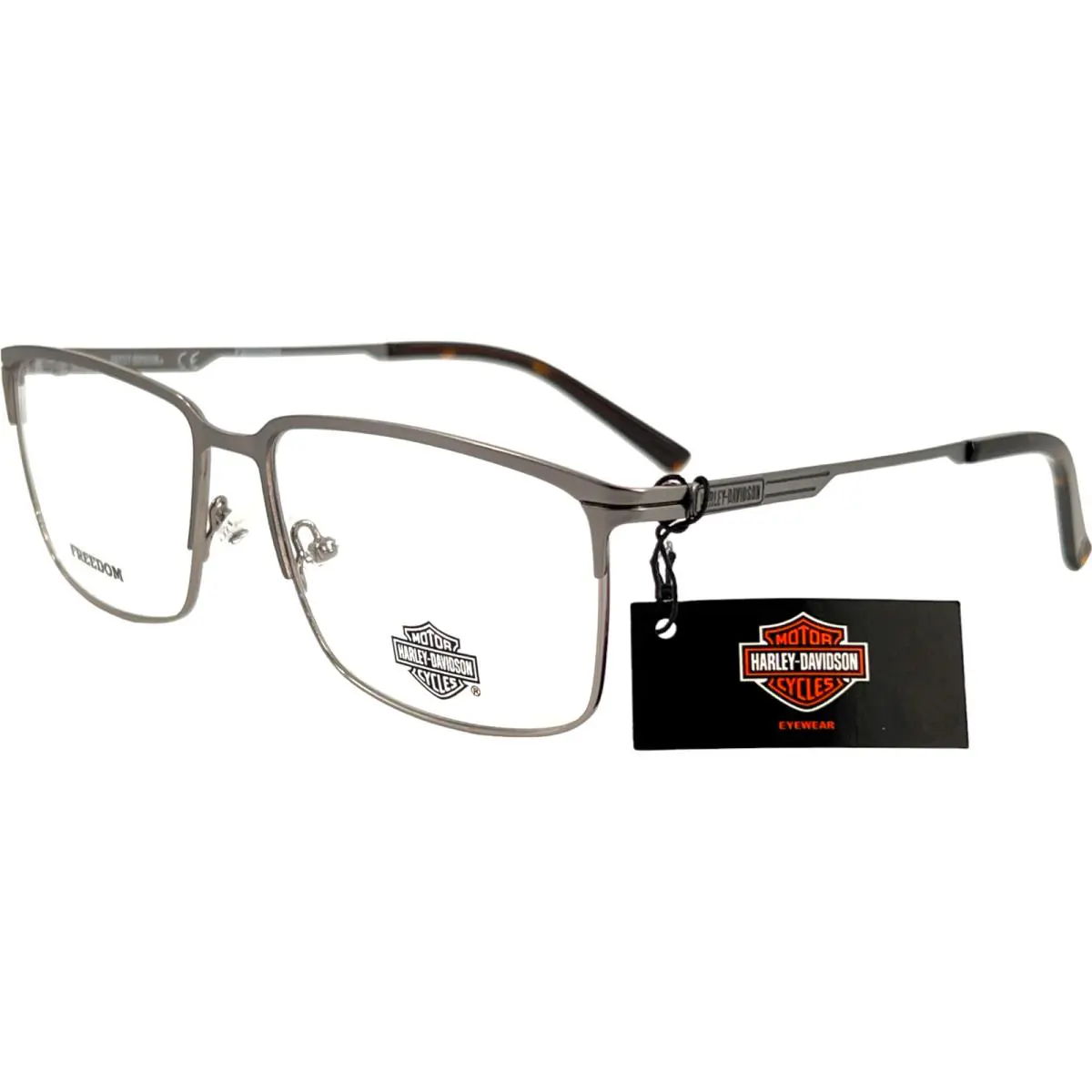 HD9016 Mens Metal Eyeglass Frame 009 Matte Gunmetal 58-16 by Harley Davidson