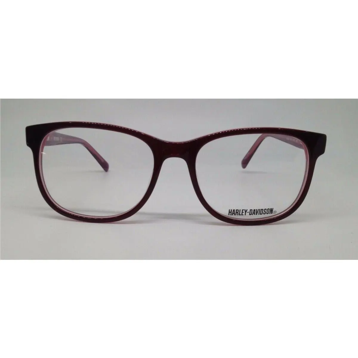 Harley Davidson HD0546 Burgundy 069 Plastic Eyeglasses Frame 53-17-140 W/stones