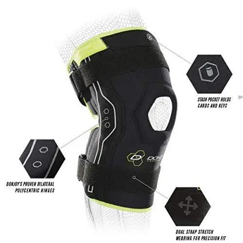DonJoy  - DP151KB04-BLK-M - DP151KB04-BLK-M - Black (UPC: 0888912066402) 1