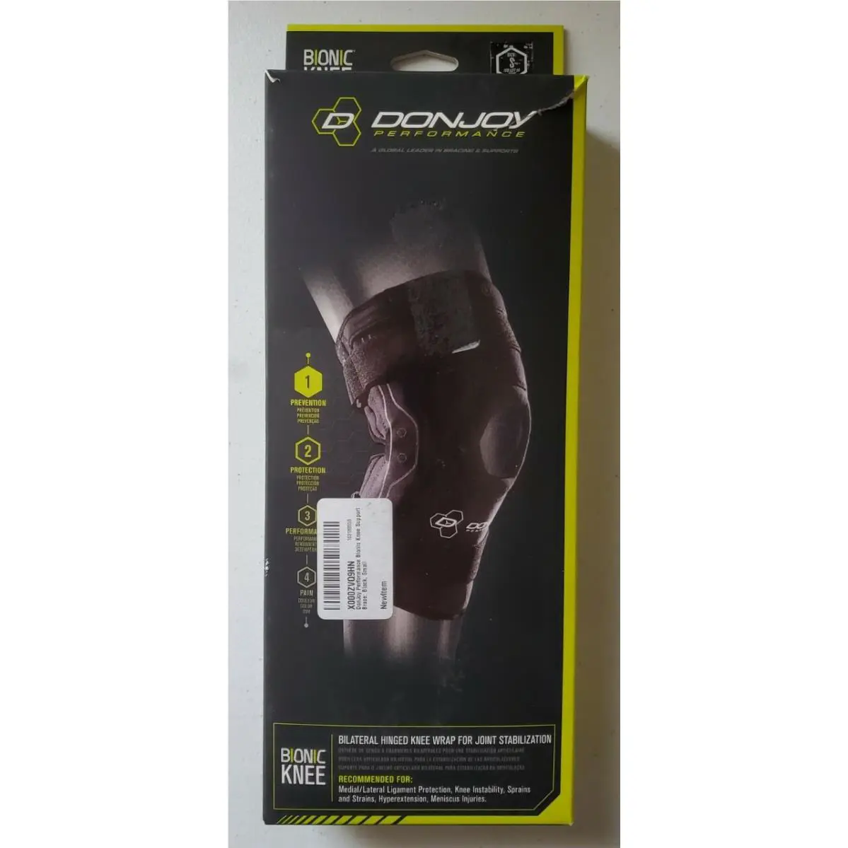 DonJoy  - DP151KB04-BLK-S - DP151KB04-BLK-S - Black (UPC: 888912066396) 1