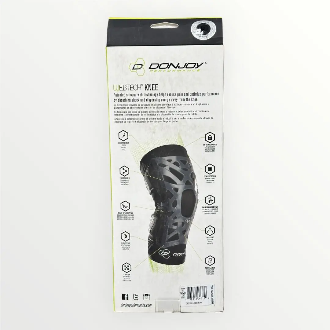 DonJoy  - DonJoy Performance WEBTECH - Performance WEBTECH - DP151KB01-BLK-S - Black (UPC: 888912066181) 0