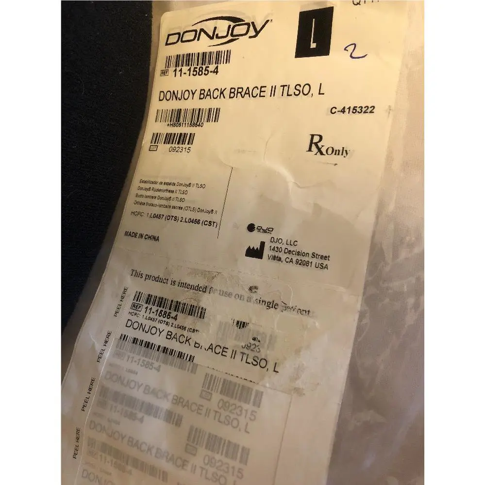 DonJoy  - 11-1585-4 C-415322 - 11-1585-4 C-415322 - Black 1