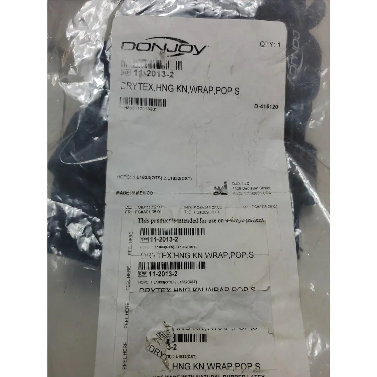 DonJoy  - DonJoy Deluxe Hinged Knee - Deluxe Hinged Knee - Black (UPC: 888912058797) 6