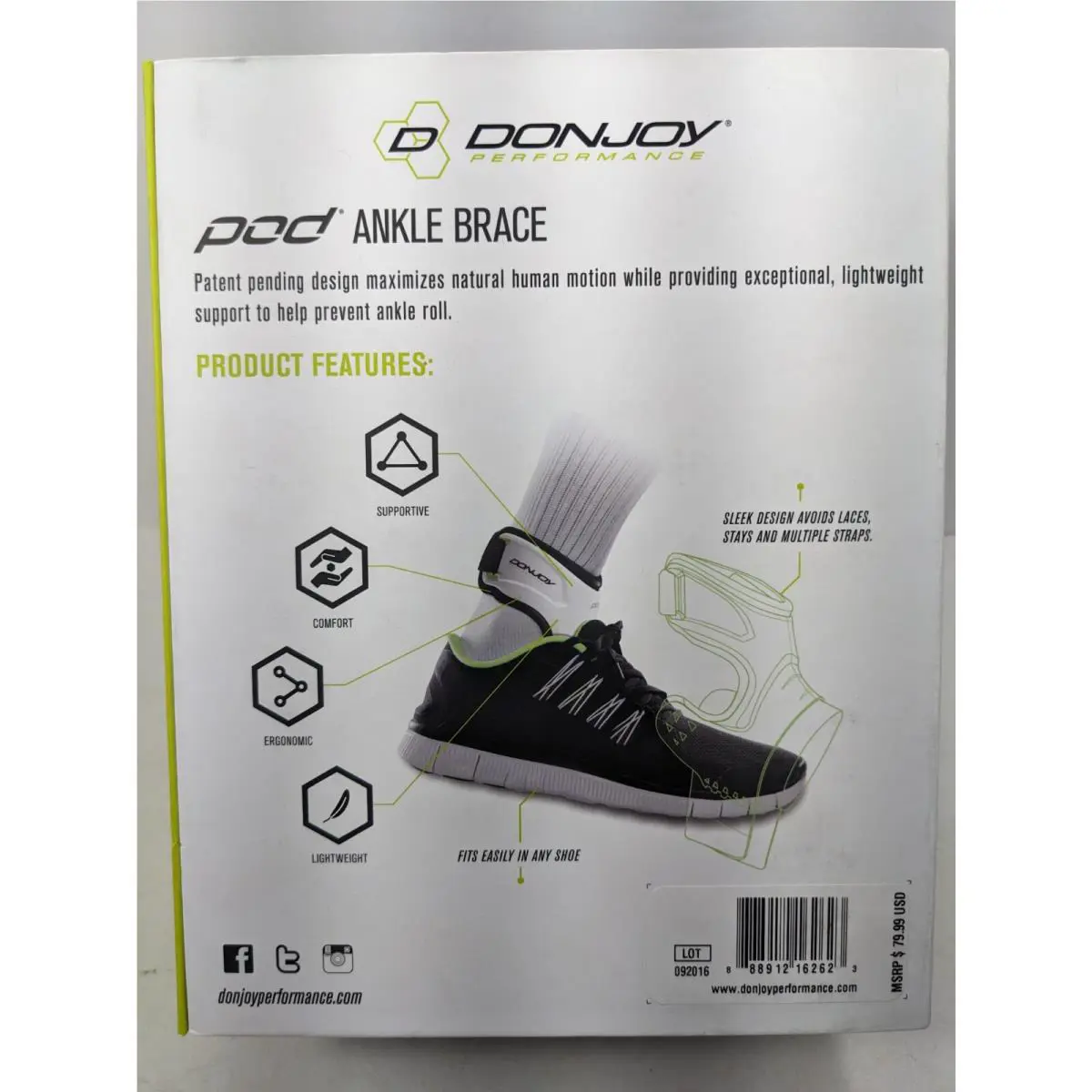 DonJoy  - White (UPC: 888912162623) 2