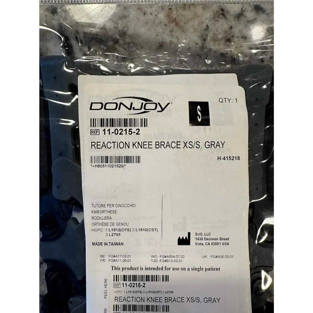 DonJoy  - Reaction 11-0215-2 - Reaction - 11-0215-2 - Gray 4