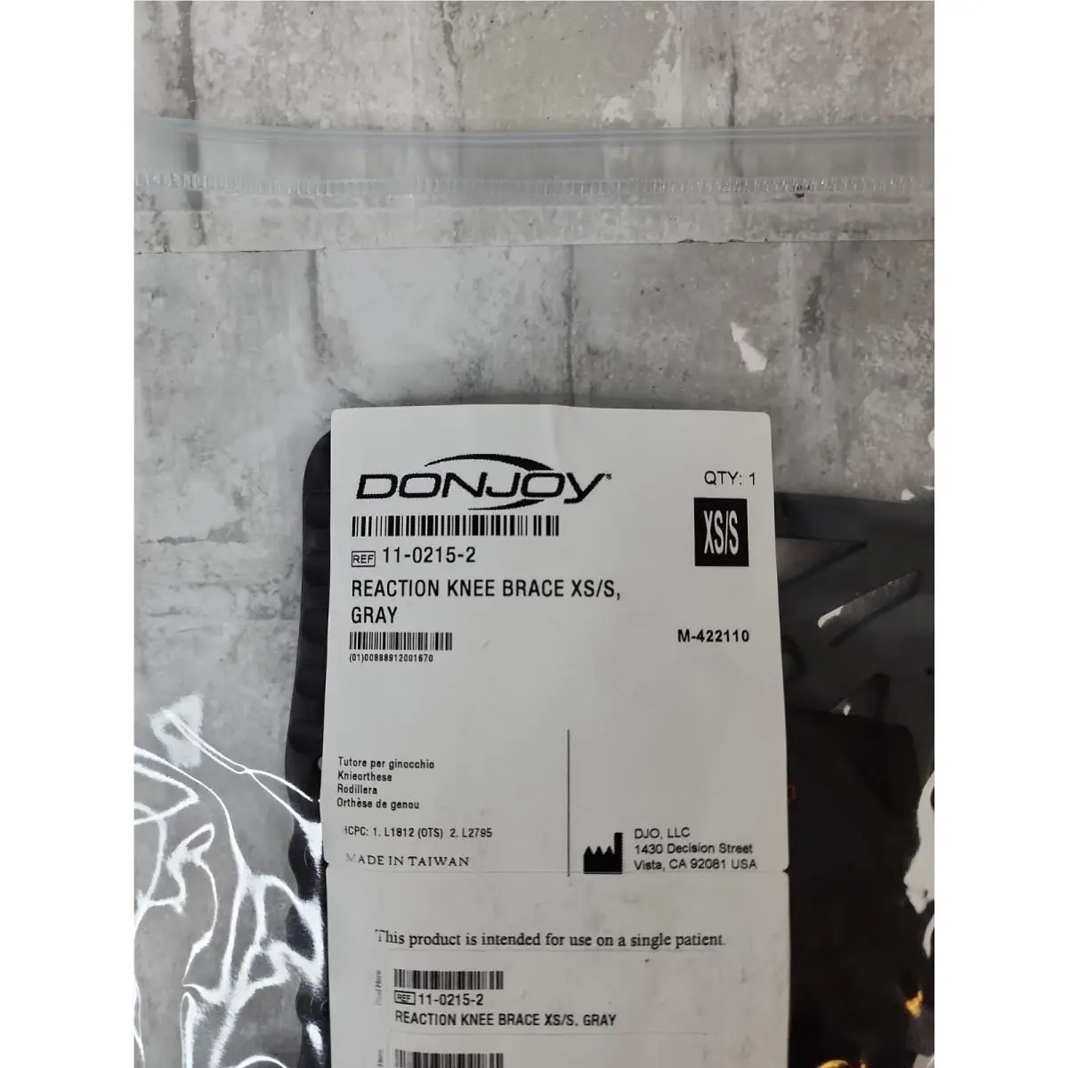 DonJoy  - Reaction 11-0215-2 - Reaction - 11-0215-2 - Gray 0