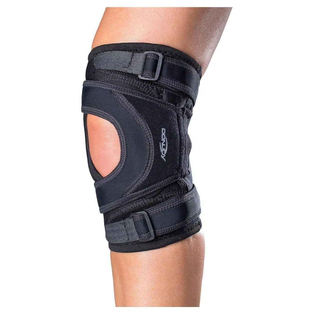 Donjoy Tru Pull Lite X Large Right Leg Knee Brace Pull Straps Black