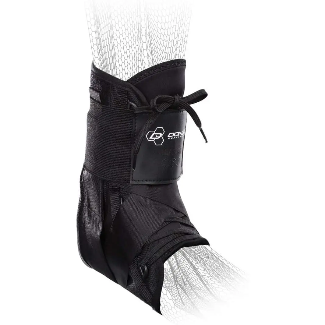 Donjoy Performance Lace-up Ankle Brace For Sprains Strains X- Small Black