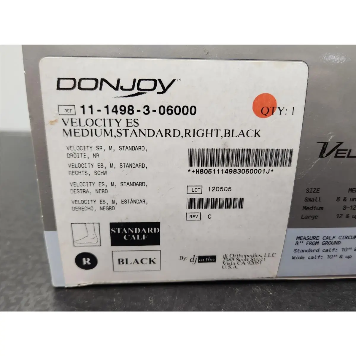 DonJoy  - Ankle Brace - Ankle Brace - 11-1498-3-06000 - Black 1