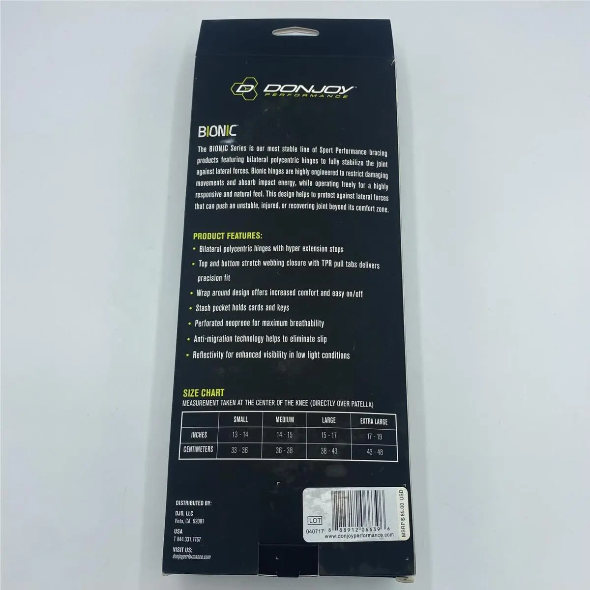 DonJoy  - DonJoy Performance Bionic - Performance Bionic - 040717 - Black (UPC: 888912066396) 0