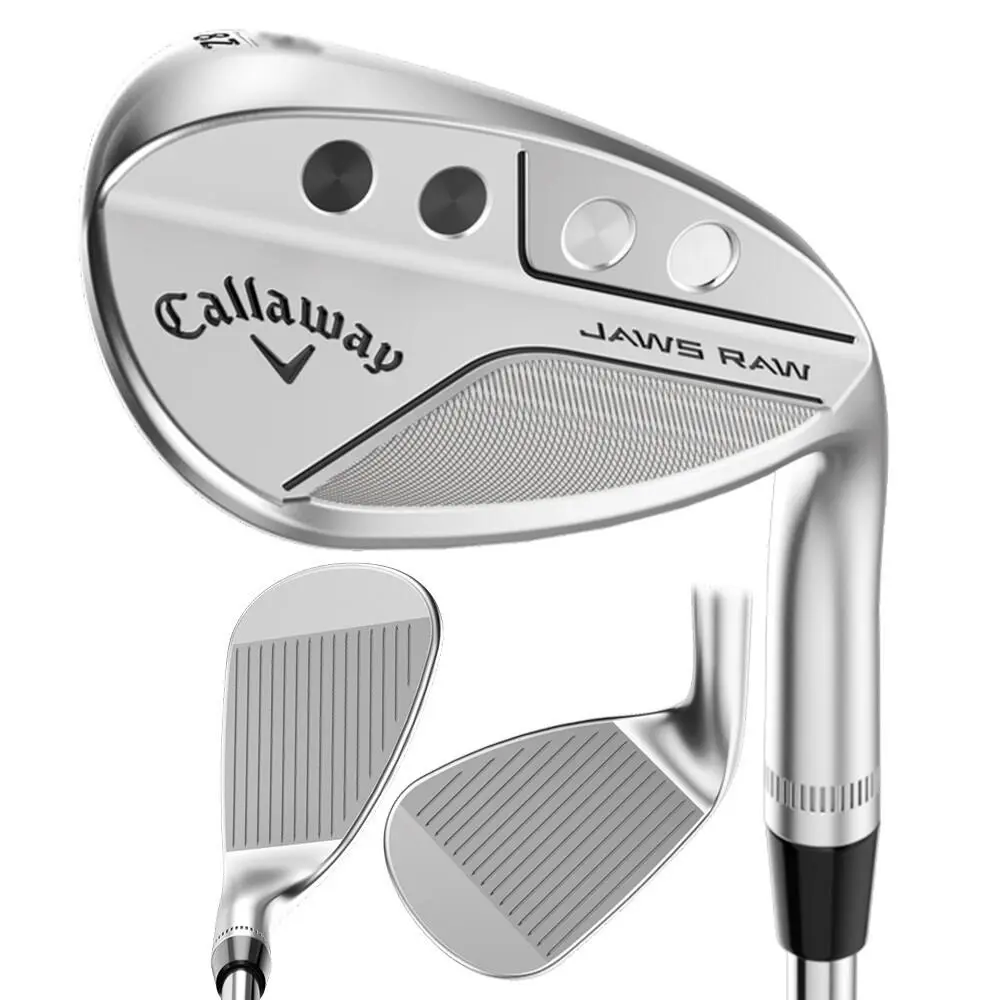 Callaway Men Jaws Raw Face Chrome Wedge - 23