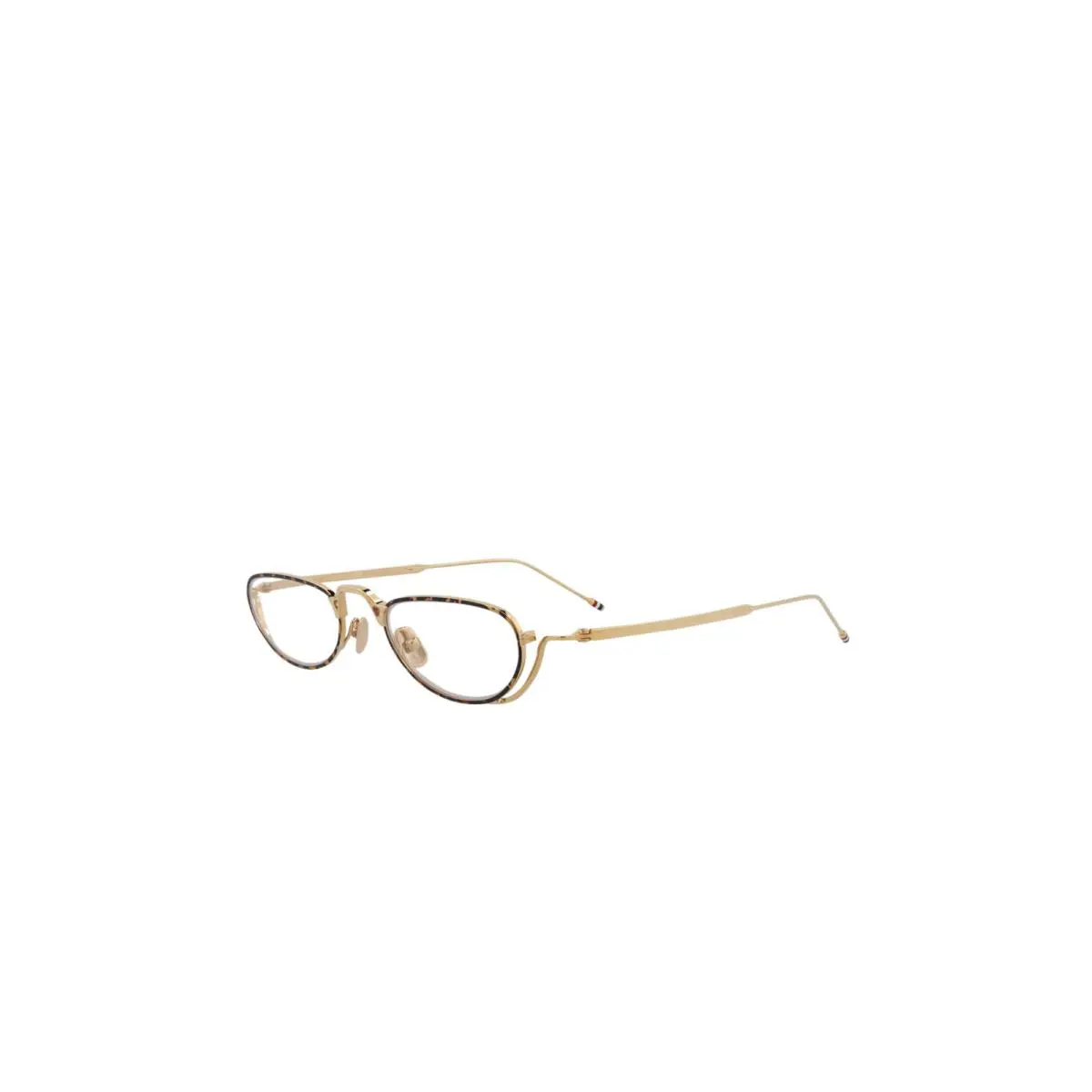Unisex Novelty 50mm Tortoise Gold Opticals TBX913-5001 by Thom Browne