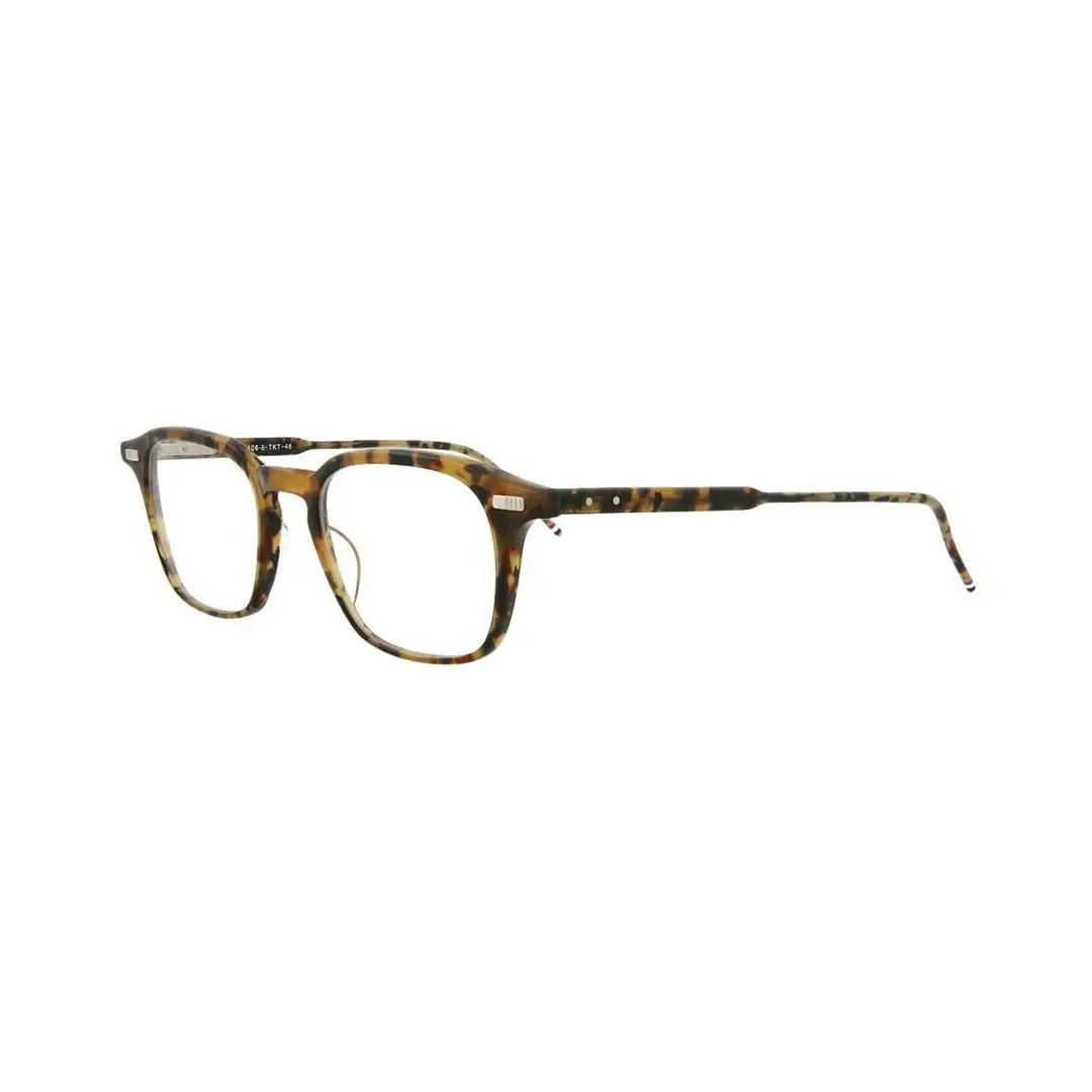 TB406-BTKT48 Tortoise 48-20 Square/rectangle Eyeglasses w/ Case by Thom Browne