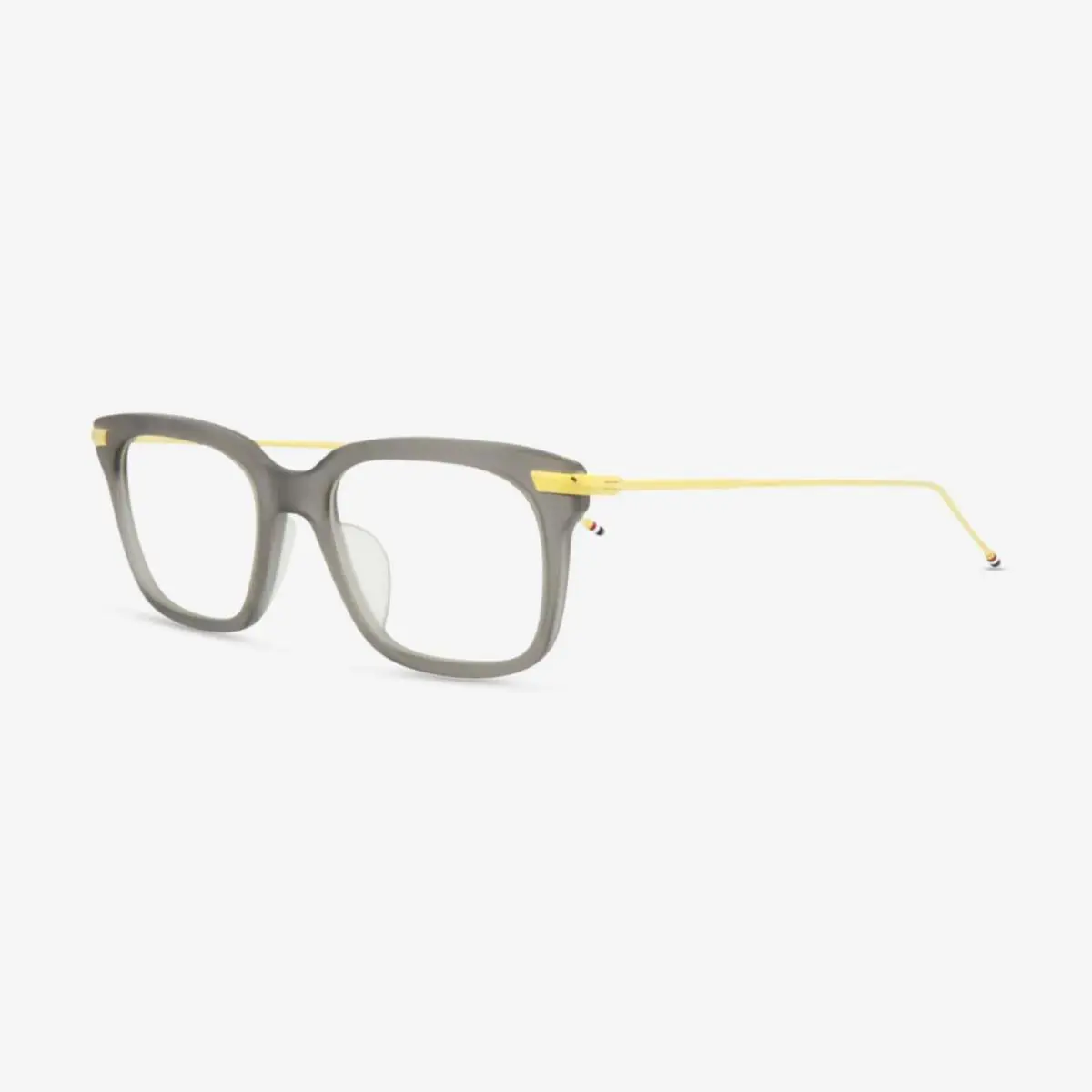 Thom Browne TB701-GGRYGLD49 Grey Gold 49-19 Square/rectangle Eyeglasses