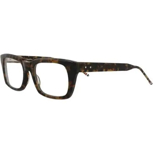 Thom Browne TB005-B52 Tortoise 52-20- Square/rectangle Eyeglasses - w/ Case