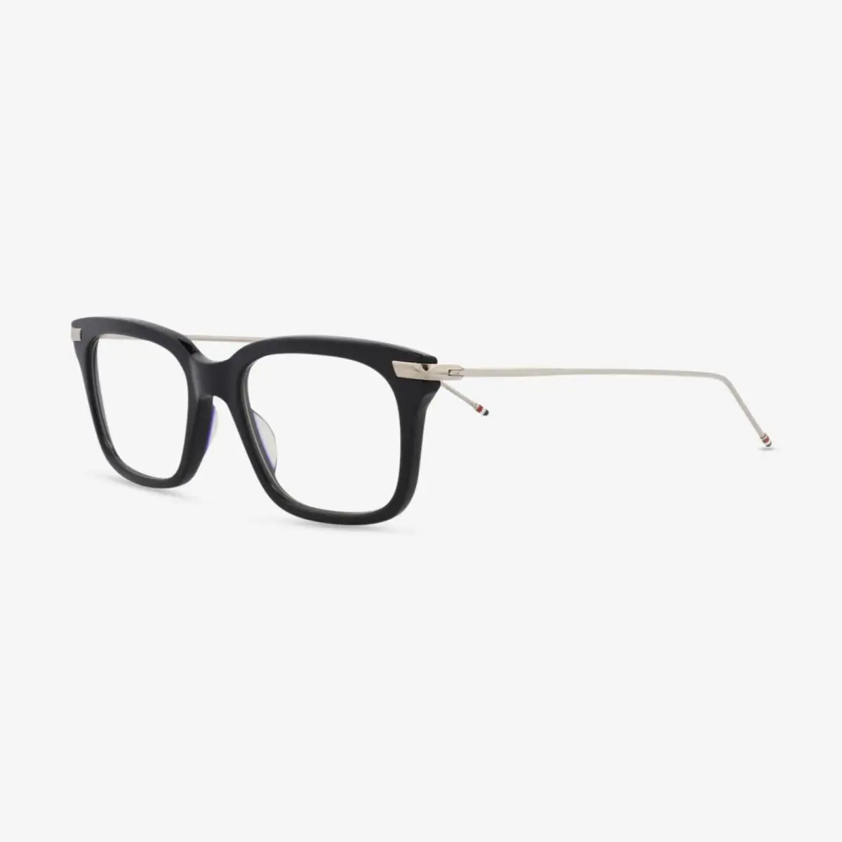 Thom Browne TB701-HNVYSLV49 Navy Silver 49-19 Square/rectangle Eyeglasses