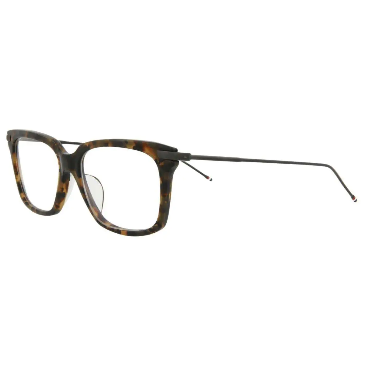 Thom Browne TB701-BTKTBLK53 Tortoise Black Iron 53-17 Square Eyeglasses
