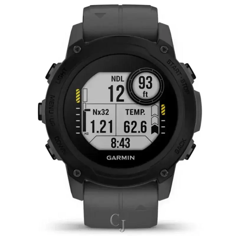 Garmin Descent G1 W/ Slate Gray Silicone Band Watch 010-02604-00