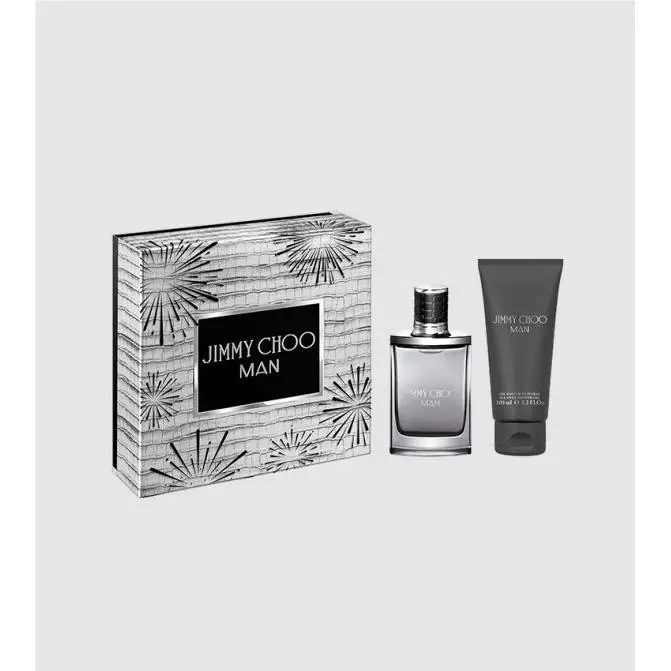 Jimmy Choo Man 1.7oz Edt Spray + 3.4oz Shower Gel 2 Pc Set