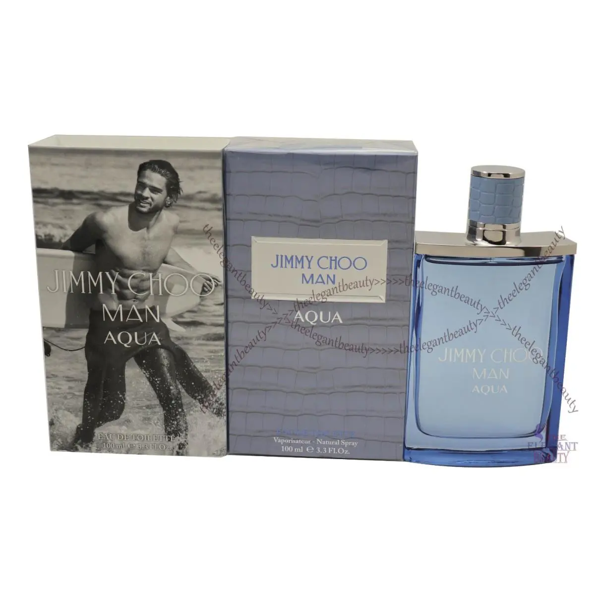 Man Aqua By  3.4oz/100ml Edt Spray For Men by Jimmy Choo