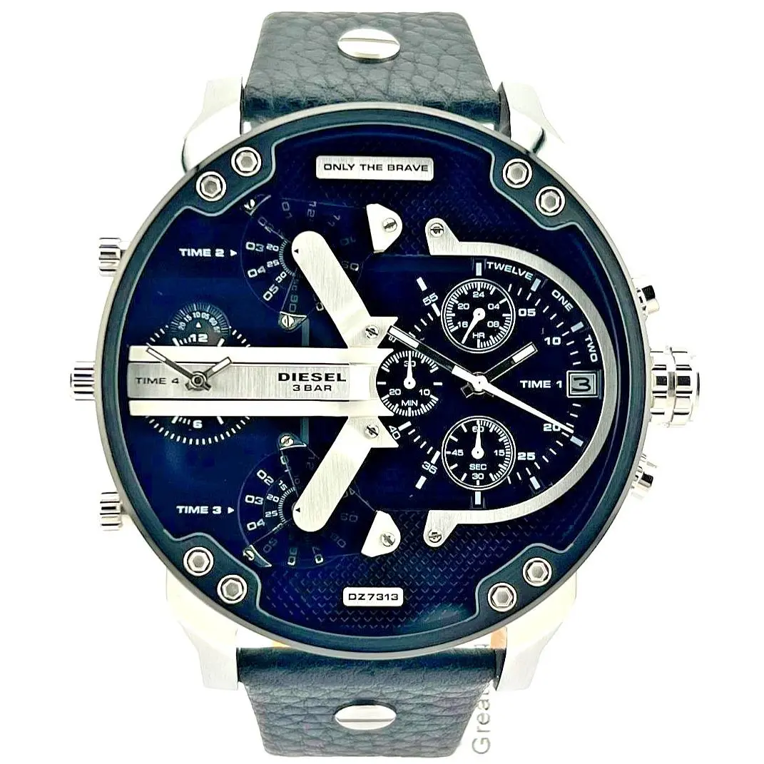 Diesel Mr Daddy 2.0 DZ7313 Chronograph Black Dial Black Strap 57 MM Mens