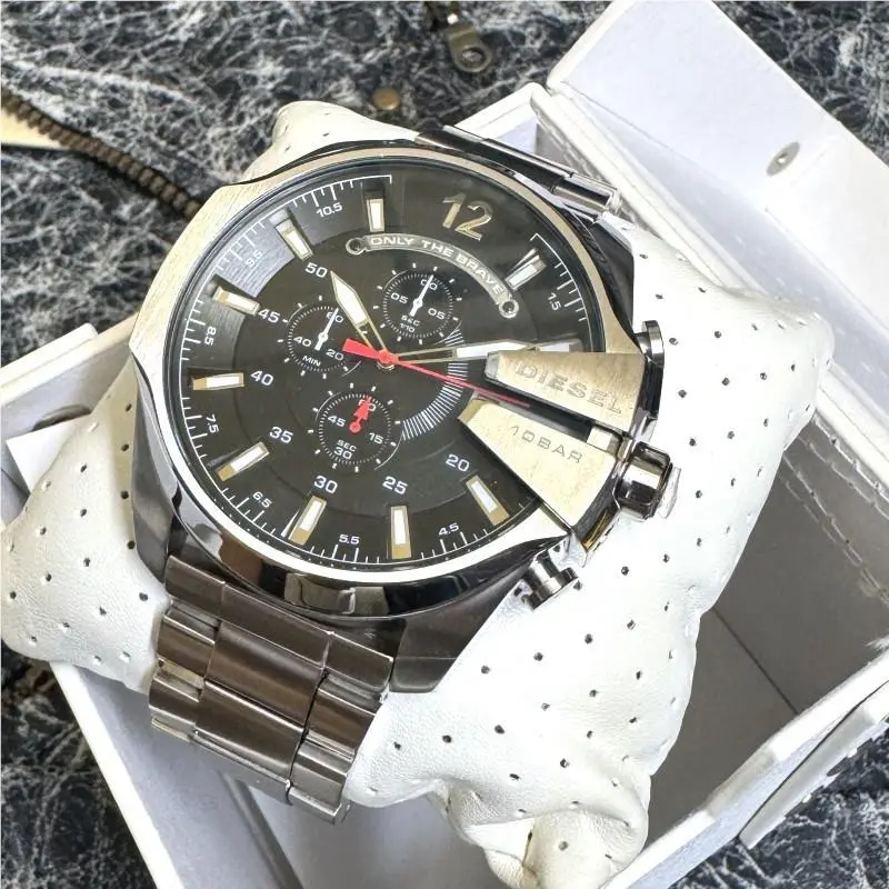 Chief DZ4308 Men`s Wrist Watch - Silver by Diesel