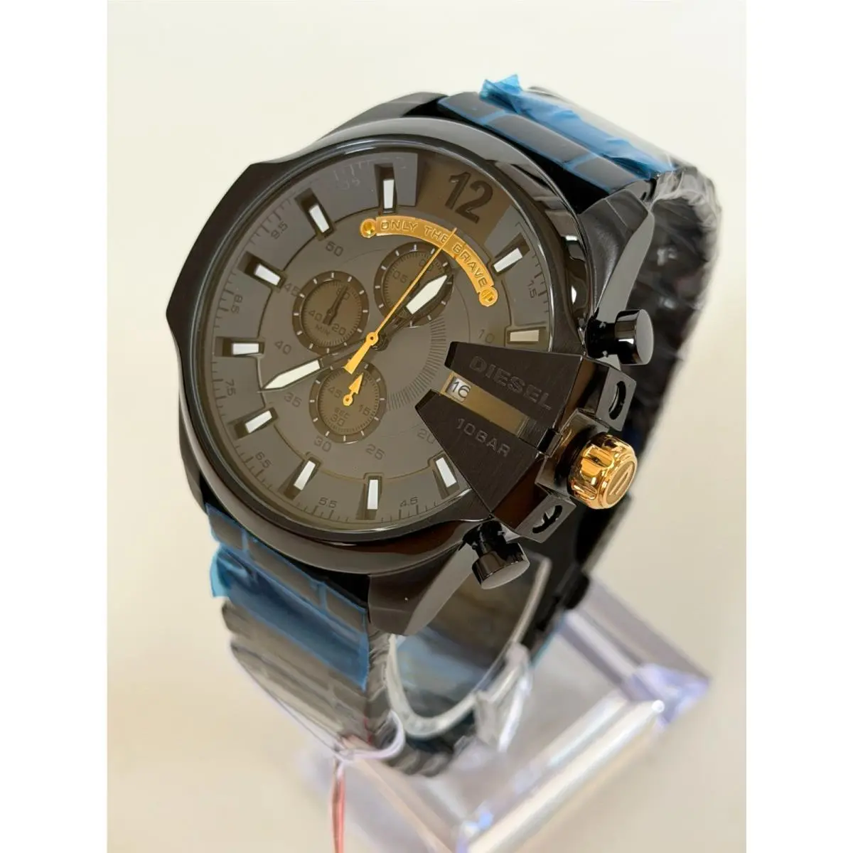 DZ4479 Mega Chief Analog Chronograph S/steel Mens Watch by Diesel