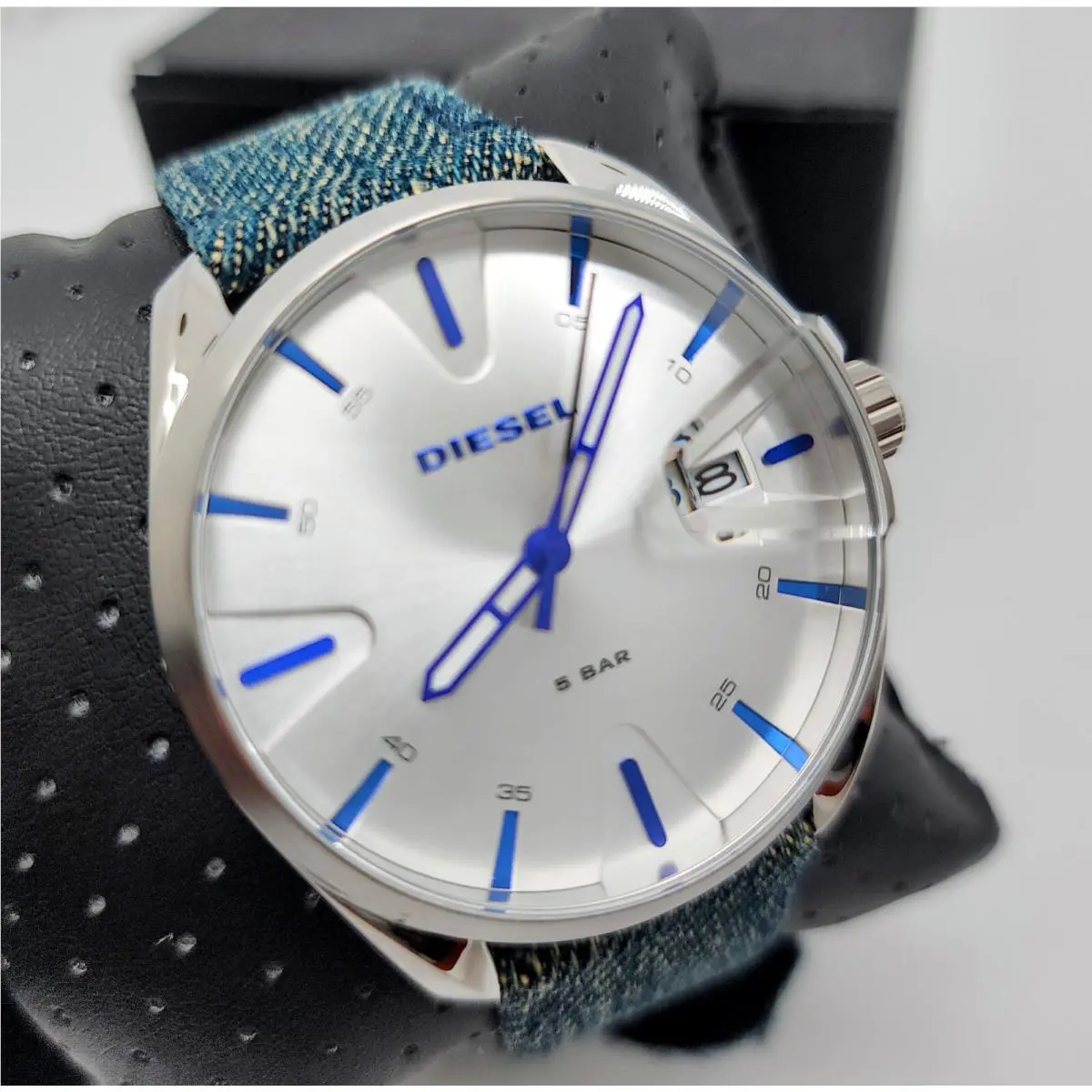 Diesel MS9 Denim Men`s Quartz Watch DZ1891 Ships Today