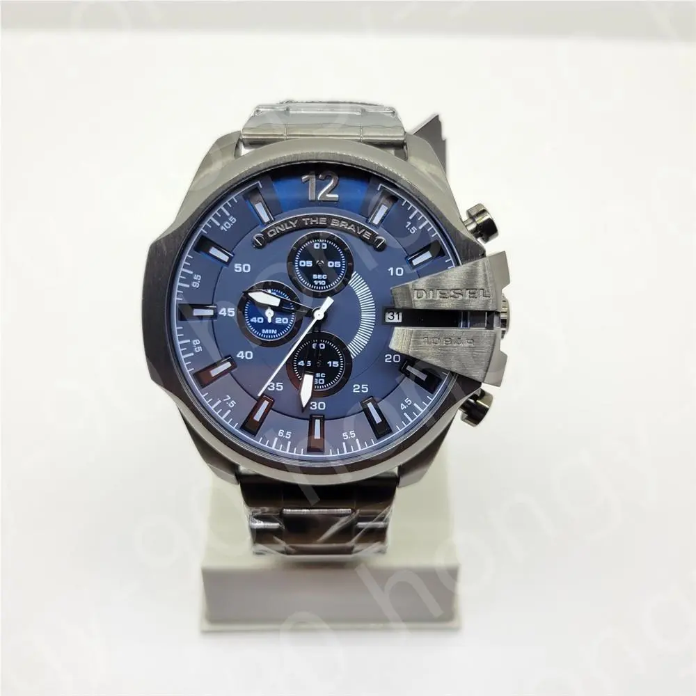 Diesel DZ4329 Mega Chief Chronograph Gunmetal Plated Stainless Steel Men`s Watch