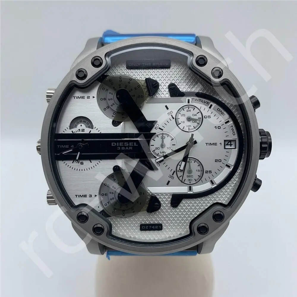 Diesel DZ7421 Mr.daddy 2.0 Silver-tone Stainless Steel Chronograph Men`s Watch