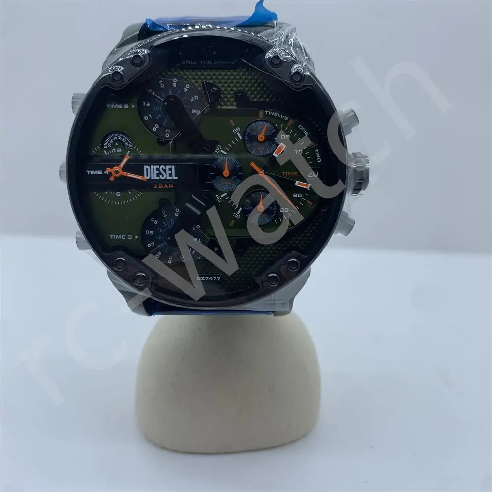 Mr.daddy 2.0 DZ7477 Chronograph Gunmetal Stainless Steel Band Men`s Watch by Diesel